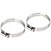 Fascette Stringitubo In Acciaio Inox - Set 2 Pz - ? 12 Mm - ? 52-76 Mm - Foto miniatura 1