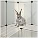 Gabbia Per Piccoli Animali Trasparente 142x74x93cm Pp E Acciaio - Foto miniatura 6