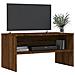 Mobile Porta Tv Rovere Marrone 80x40x40 Cm In Legno Multistrato - Foto miniatura 3