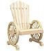 Sedia da Giardino Adirondack in Legno Massello di Abete - Foto miniatura 2