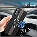 Custodia Per Telefono Nera Con Supporto Magnetico Ad Anello Iron Man Per Motorola Modello: G84 - Foto miniatura 2
