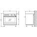 Cucina Elettrica PRG96WMFT / 5I 5 Fuochi a Gas Forno Elettrico Multifunzione Ventilato Classe A Dimensioni 90 cm Colore Rosso - Foto miniatura 3