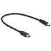 Cavo di alimentazione USB Type-C per DC 3,0 x 1,1 mm maschio 27 cm - Foto miniatura 2