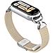 Elegante Cinturino Con Fibbia Intrecciata Per Xiaomi Mi Band 9/10 Apricot - Foto miniatura 1