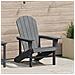 Sedia Adirondack grigio chiaro 74x82x91 cm HDPE - Foto miniatura 2