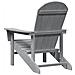 Sedia Adirondack grigio chiaro 74x82x91 cm HDPE - Foto miniatura 6