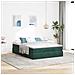 Struttura Letto Pouf con Materasso 140x200 cm in Velluto - Foto miniatura 3
