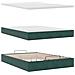 Struttura Letto Pouf con Materasso 140x200 cm in Velluto - Foto miniatura 8