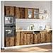 Set di Mobili da Cucina 7 pz Legno Antico in Truciolato - Foto miniatura 3