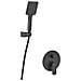 Set Doccia Da Incasso Con Soffione A Pioggia Guaratuba Nero - Foto miniatura 3