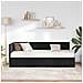 Cornice del letto ad angolo Nero 80 x 200 cm Velluto - Foto miniatura 4
