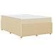 Struttura letto con materasso Crema 160 x 200 cm Tessuto - Foto miniatura 5