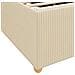 Struttura letto con materasso Crema 160 x 200 cm Tessuto - Foto miniatura 6