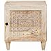 Comodino 2 pcs Beige 40 x 33 x 46 cm legno massello di mango - Foto miniatura 4