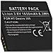 Batteria Di Ricambio Per Smartphone Htc Desire 300 Li-ion 1650mah 3.8v - Foto miniatura 3