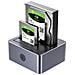 Y-3026GY01-EU docking station per unità di archiviazione USB 3.2 Gen 1 (3.1 Gen 1) Type-B Grigio - Foto miniatura 5