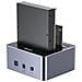 Y-3026GY01-EU docking station per unità di archiviazione USB 3.2 Gen 1 (3.1 Gen 1) Type-B Grigio - Foto miniatura 6