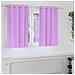 Tende con tende 2 pcs Viola 140x140cm Poliestere - Foto miniatura 2