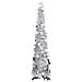 Lusso Casadino -  Albero Di Natale Artificiale Apribile Argento 120 Cm Pet - Foto miniatura 2