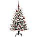 Albero di Natale artificiale preilluminato con set di palline - Foto miniatura 4