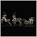 Renne LED con 60 LED 3 pcs Bianco caldo PET - Foto miniatura 2