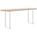 Gambe per tavolo consolle a forma di U 2 pz bianche 38x(72-73) cm in acciaio - Foto miniatura 8