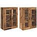 Armadi da Parete 2 pcs Legno vecchio 69,5 x 34 x 90 cm - Foto miniatura 1