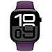 Bracciale Per Apple Watch 38 / 40 / 41 / 42mm In Silicone Liquido Morbido, Viola - Foto miniatura 4