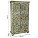 Armadio In Legno Intagliato 102 X 44 X 183h Cm - Foto miniatura 6