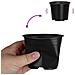 Vaso per Fiori 100 pcs Nero Ø 15 x 12.5 cm Plastica - Foto miniatura 9