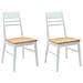 Sedie da pranzo 2 pcs Bianco 43 x 54 x 89 cm - Foto miniatura 1