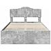 Struttura del letto con cassetto Grigio cemento 120 x 200 cm - Foto miniatura 8