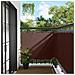 Schermo da balcone Marrone 110 x 800 cm Tessuto Oxford - Foto miniatura 2