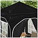 Tenda per feste a pop-up 192 x 192 x 245 cm Nero - Foto miniatura 4
