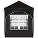 Tenda per feste a pop-up 192 x 192 x 245 cm Nero - Foto miniatura 8