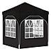 Tenda per feste a pop-up 192 x 192 x 245 cm Nero - Foto miniatura 9