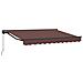 Tenda retrattile manuale Marrone 2,5 x 2 m - Foto miniatura 1