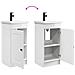 Mobile da bagno con lavabo Bianco Lucido 42 x 40 x 84,5 cm - Foto miniatura 7