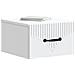 Mobiletto da notte a muro 2 pcs Bianco 34,5 x 33 x 20 cm - Foto miniatura 2