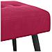 Panchina con bottoni imbottiti Rosso Vino 60 x 40 x 45 cm - Foto miniatura 5
