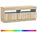 Mobile TV LED Rovere Sonoma Legno ingegnerizzato - Foto miniatura 3