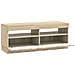 Mobile TV LED Rovere Sonoma Legno ingegnerizzato - Foto miniatura 5