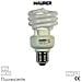 Lampadina fluorescente luce calda 2700K E27 W25 V230 5Pz - Foto miniatura 2