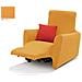 Copripoltrona Reclinabile Easy Long Sofa Cover In Tinta Unita Poltrona Oro 110 - Foto miniatura 2