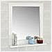 Specchio Da Bagno Con Mensola, Scaffale Da Parete, bianco, frg129-w, it - Foto miniatura 1