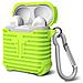 AirPods Defence (green), custodia protettiva in morbido silicone per Apple AirPods, case di protezione per auricolari wireless bluetooth, massima protezione da urti e cadute accidentali - Foto miniatura 1