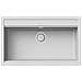 Lavello incasso Granitek 86x51 cm 1 vasca Colore Bianco - Foto miniatura 1