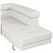 Divano Angolare Moderno In Pelle Sintetica Bianca Norrea - Foto miniatura 14