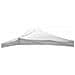 Telo Tetto Di Ricambio Per Gazebo 2x2mt Bianco Tessuto Pvc Impermeabile 9009/1 - Foto miniatura 2