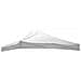 Telo Tetto Di Ricambio Per Gazebo 2x2mt Bianco Tessuto Pvc Impermeabile 9009/1 - Foto miniatura 3